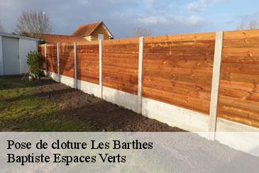 Pose de cloture les-barthes-82100 Baptiste Espaces Verts