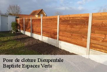 Pose de cloture dieupentale-82170 Baptiste Espaces Verts