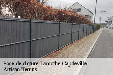 Pose de cloture  lamothe-capdeville-82130 Artisan Ternus