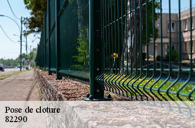 Pose de cloture 82290