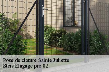 Pose de cloture sainte-juliette-82110 Steis Elagage pro 82