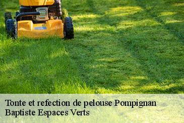 Tonte et refection de pelouse pompignan-82170 Baptiste Espaces Verts